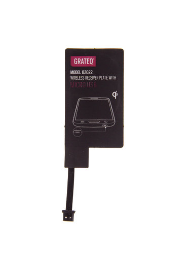 GRATEQ QI-Wireless Receiver Plate for Micro USB